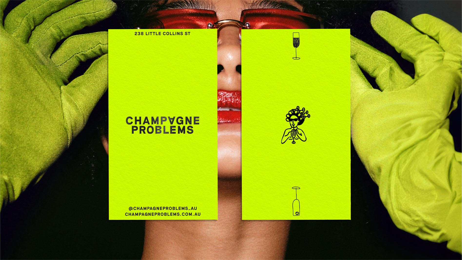 clothing, glove, advertisement, poster, person, face, head, text
